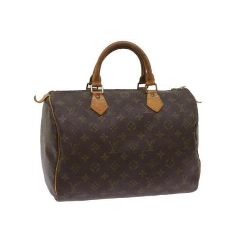 Louis Vuitton Vintage Pre-owned Canvas handvskor Brown, Dam