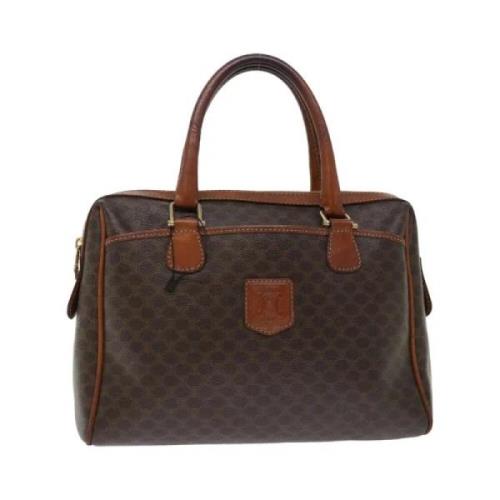 Celine Vintage Pre-owned Tyg handvskor Brown, Dam