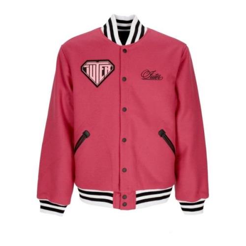 Iuter Varsity Rosa Ull College Jacka Pink, Herr