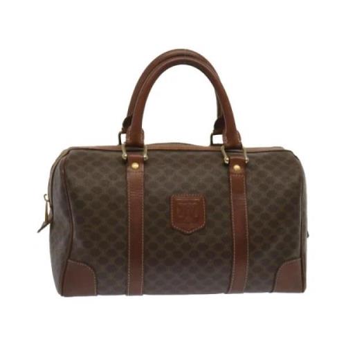 Celine Vintage Pre-owned Plast handvskor Brown, Dam