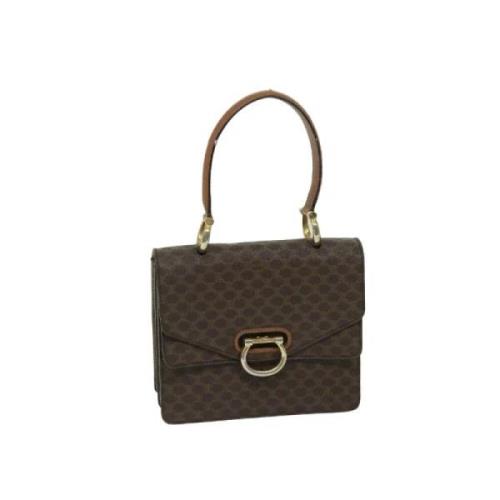 Celine Vintage Pre-owned Tyg handvskor Brown, Dam