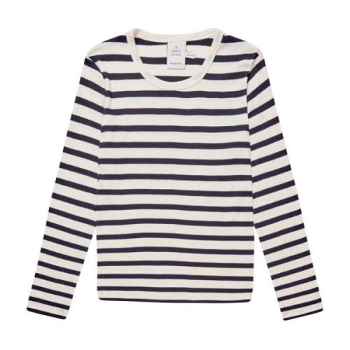 Munthe Randig Långärmad T-shirt Navy Multicolor, Dam