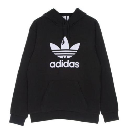 Adidas Klassisk Trefoil Lättvikts Hoodie Svart/Vit Black, Herr