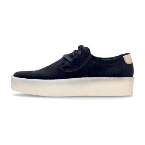 Clarks Svart Mocka Moccasin Livsstil Sko Black, Herr