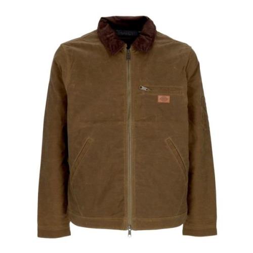 Dickies Vaxad Arbetsjacka Brown, Herr