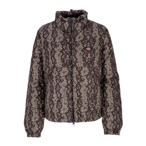 Dickies Khaki Puffer Dunjacka Brown, Dam