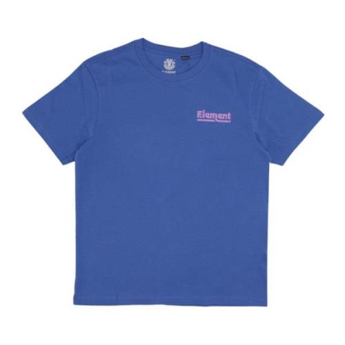 Element Navy Herr T-shirt Kortärmad Crew Neck Blue, Herr