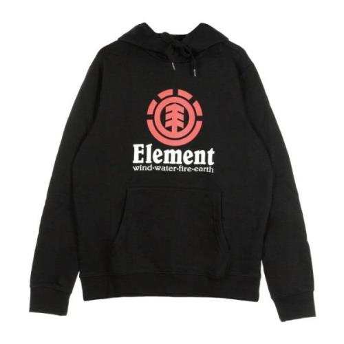 Element Vertikal Hoodie Flint Svart Black, Herr