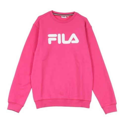 Fila Pink Yarrow Crew Neck Sweatshirt Pink, Herr