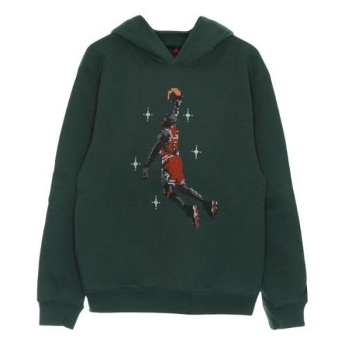 Jordan Essential Fleece Holiday Hoodie Grön Green, Herr