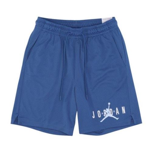 Jordan Mesh Basketball Shorts Essential Graphic Blue, Herr