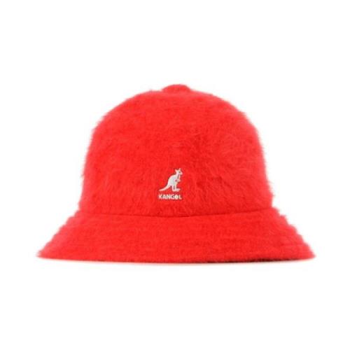 Kangol Casual Scarlet Fur Bucket Hat Red, Herr