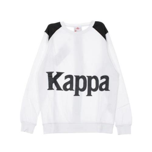 Kappa Herr Crewneck Sweatshirt Vit/Svart White, Herr