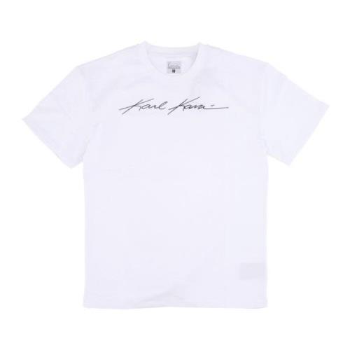 Karl Kani Autograph Heavy Jersey Boxy Tee White, Herr