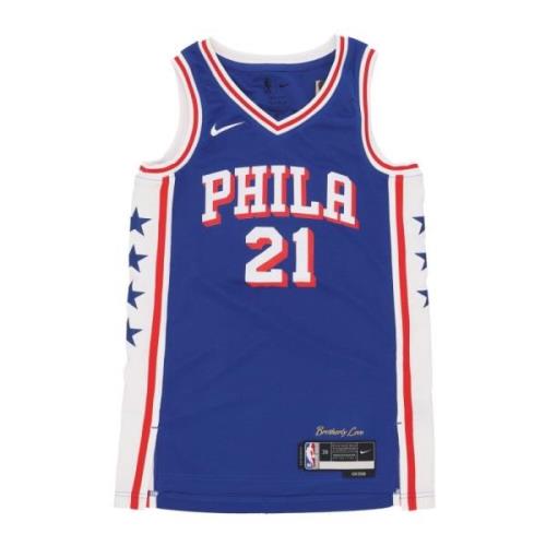 Nike Basketball Tank Top Icon 23 Embiid Blue, Herr