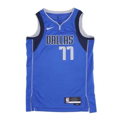 Nike Luka Doncic NBA Icon Edition Jersey Blue, Herr