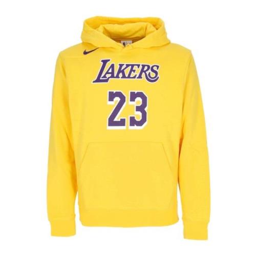 Nike LeBron James NBA Club Hoodie Yellow, Herr