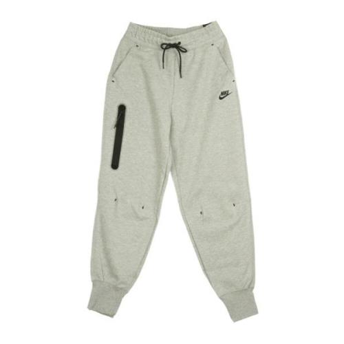 Nike Tech Fleece Träningsbyxor Heather/Svart Gray, Dam