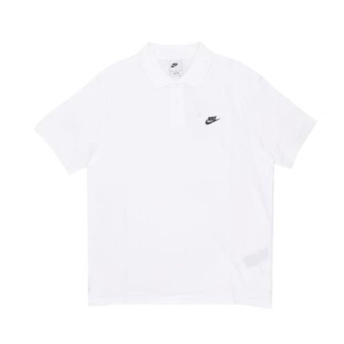 Nike Essential Pique Polo Shirt Vit/Svart White, Herr