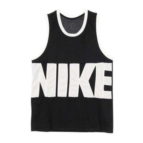 Nike Basketball Tank Top Starting Five Black, Herr