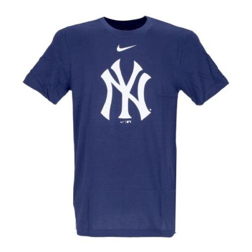 Nike Yankees Logo Tee Original Team Colors Blue, Herr