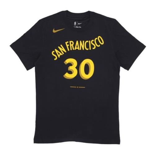 Nike Stephen Curry NBA City Tee Black, Herr