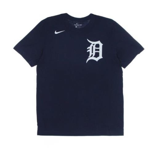 Nike Detroit Tigers Wordmark Tee Midnight Navy Blue, Herr