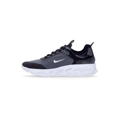 Nike Svart/Vit Låg Sneaker med React Teknologi Black, Herr