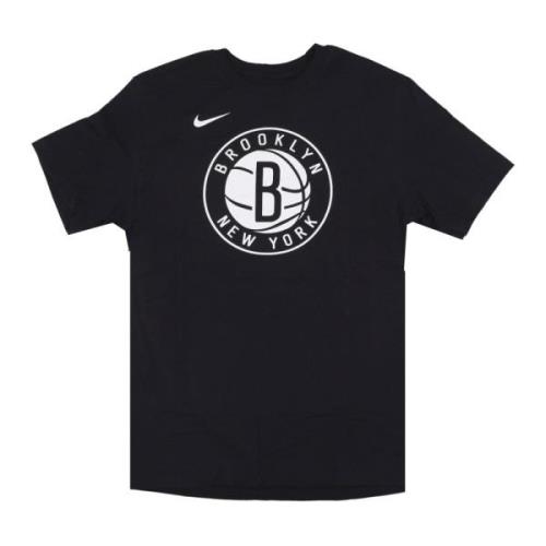 Nike Brooklyn Nets Logo Tee Svart Black, Herr