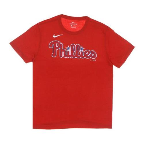 Nike Philadelphia Phillies Baseball Tee Röd Red, Herr