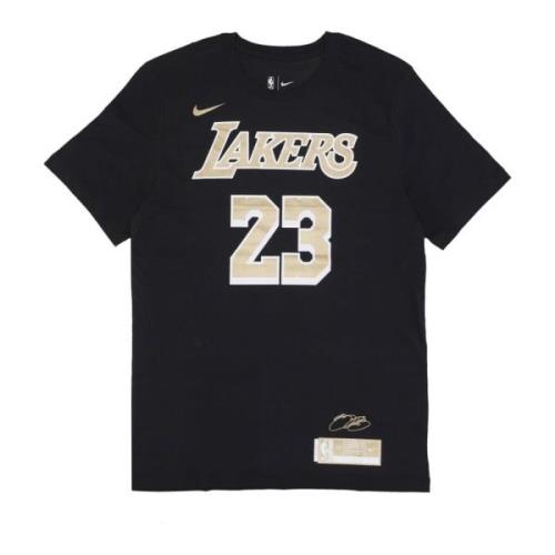 Nike Lebron James NBA Tee Los Angeles Lakers Black, Herr