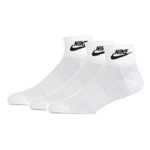 Nike Sportiga Ankelsockor Pack om 3 White, Unisex