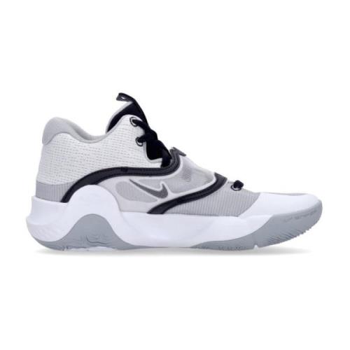 Nike Skate Skor Vit/Svart/Grå Basketboll Stil Gray, Herr