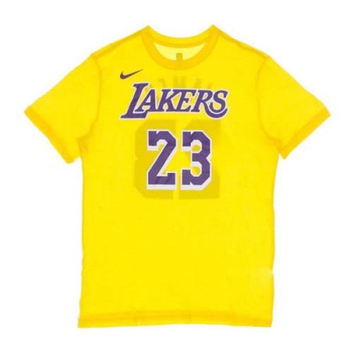 Nike Lebron James NBA Tee Yellow, Herr