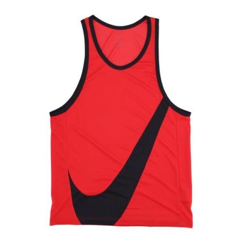 Nike Basketball Mesh Tank Top Röd/Svart Red, Herr