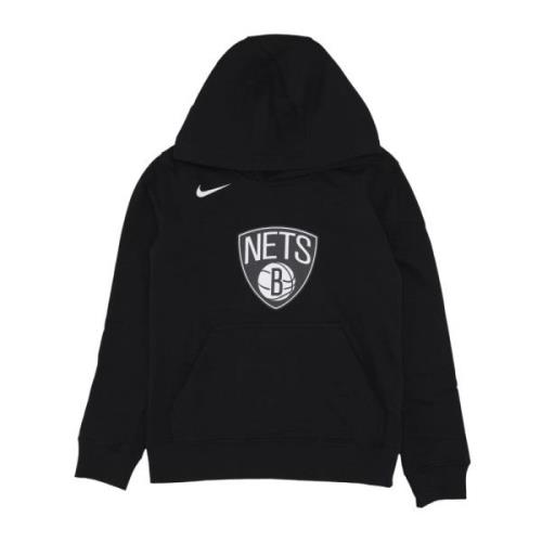 Nike Brooklyn Nets Logo Hoodie Black, Herr