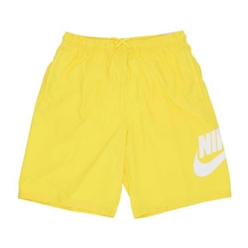 Nike Club Vävda Shorts Ljusning/Vit Yellow, Herr