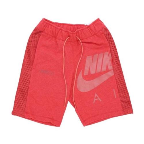 Nike Sportshorts Röd Lera Meshinsatser Red, Herr