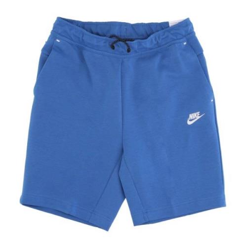 Nike Tech Fleece Kort Träningsbyxor Blue, Herr