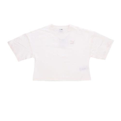 Puma Oversized Tee No Color Short Sleeve White, Dam