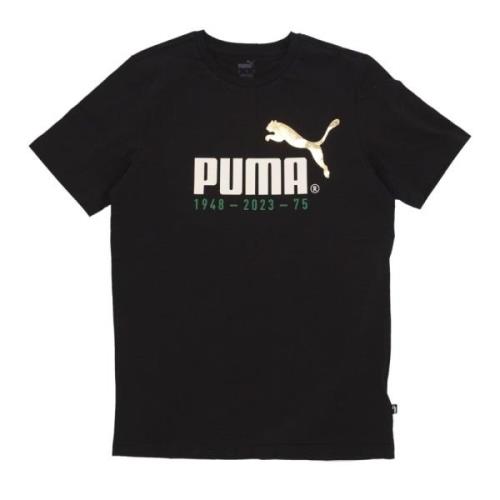 Puma Logo Celebration Tee Svart Black, Herr