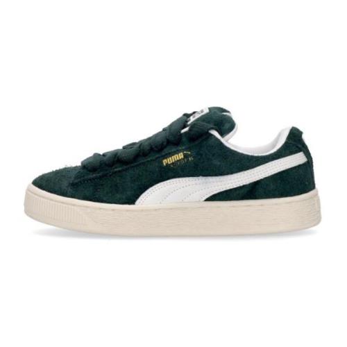 Puma Suede Low Shoe med Oversize Snören Green, Herr