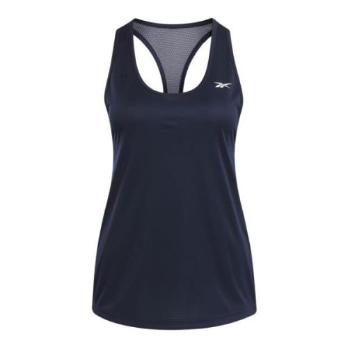 Reebok Mesh Back Träning T-shirt Blue, Dam