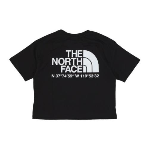 The North Face Svart Coordinates Cropped Tee Black, Dam