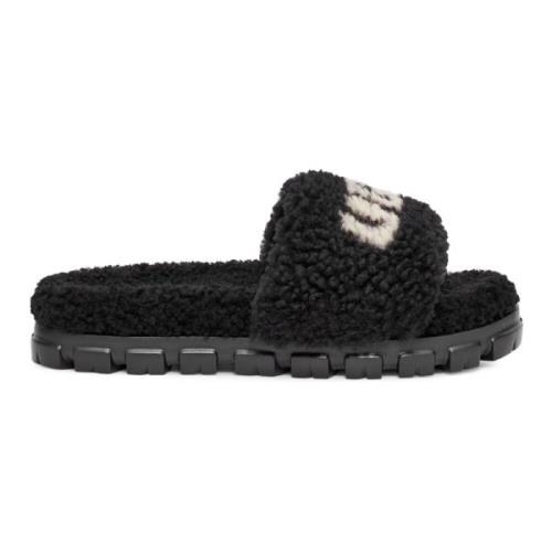 UGG CozettaCurlyGraphi Stiliga Vinterstövlar Black, Dam