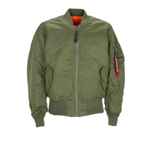 Alpha Industries Vändbar Sage Green Bomberjacka Green, Herr