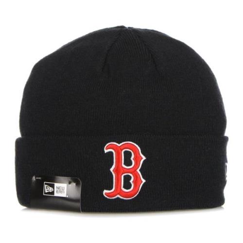 New Era Boston Red Sox Stickad Mössa Black, Unisex