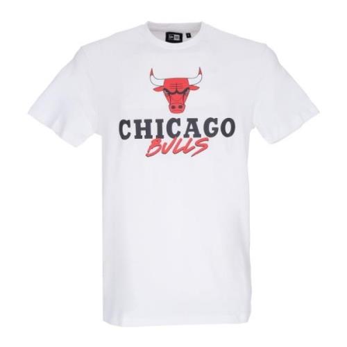 New Era Chicago Bulls Script Tee White/Red White, Herr