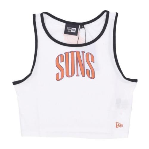 New Era Phoenix Suns Crop Tank Top White, Dam