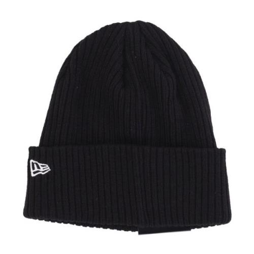 New Era Svart Cuff Beanie Mössa Black, Unisex